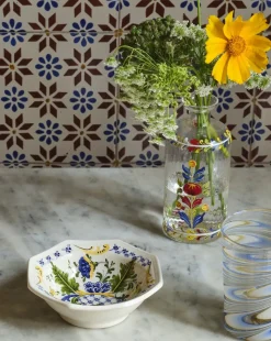 Murano Hand-Painted Oil Bottle Multicolor