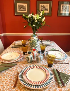 My Cooking is So Good, That Even the Smoke Alarm Cheers Me On! Scalloped Plate, Set of 6