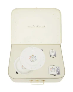 My First Crockery Suitcase Set in Crest