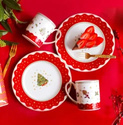 My Noel Salad & Dessert Plate, Set of 4