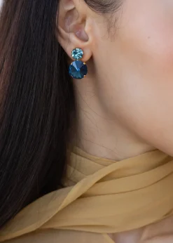 Myrla Earrings in Lagoon