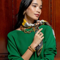 Mystic Eye Gem Ring in Blue Labradorite