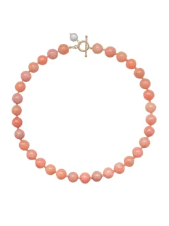 Nadine Necklace in Coral