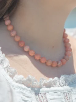 Nadine Necklace in Coral