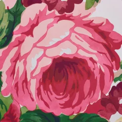 Nancy Floral Wallpaper in Rose