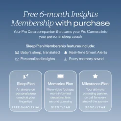 Nanit Pro Smart Baby Monitor & Wall Mount