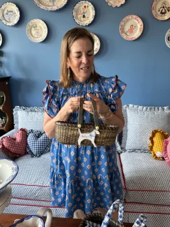 Nantucket Basket with Plaque
