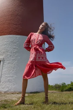 Nantucket Red India Dress