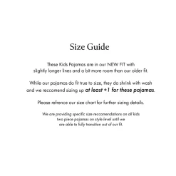 Nantucket Two Piece Kids Pajamas