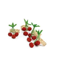 Napkin Rings Cherry, Set Of 4
