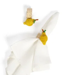 Napkin Rings Lemon, Set Of 4