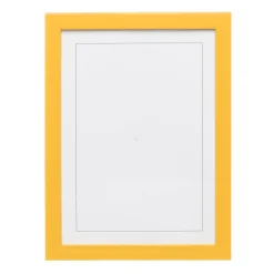 Naples Yellow Wood Picture Frame