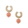 Nat Earrings in Coral
