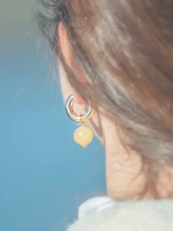 Nat Earrings in Yellow