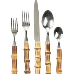 Natural Bamboo 5pc Place Setting