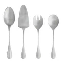 Nau Collection Hostess Serving Set in Brushed, Set of 4