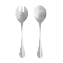Nau Collection Salad Serving Set in Brushed, Set of 2