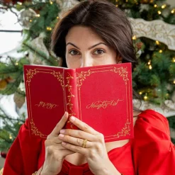 Naughty/Nice Embossed Journal