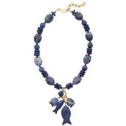 Navy Necklace