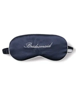 Navy Silk Bridesmaid Sleep Mask