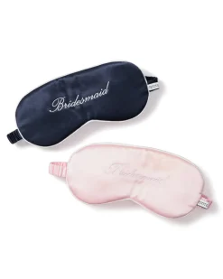 Navy Silk Bridesmaid Sleep Mask