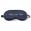 Navy Silk Mother of the Bride Sleep Mask