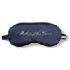 Navy Silk Mother of the Groom Sleep Mask