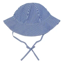 Navy Stripe Sun Hat