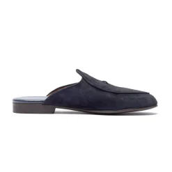 Navy Suede Milano Mule