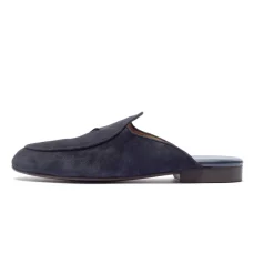 Navy Suede Milano Mule