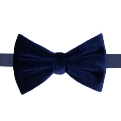 Navy Velvet Bow Tie