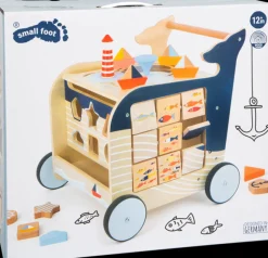 Navy Whale Theme 5-in-1 Baby Walker