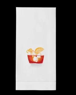 Negroni Cocktail Hand Towel