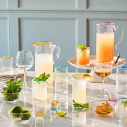 Nell Double Old Fashioned Assorted, Set of 4 in Multi