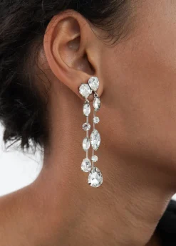 Nessa Earrings in Crystal