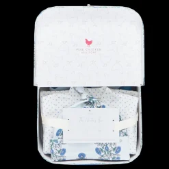 Nesting Box in Blue Bouquet Floral