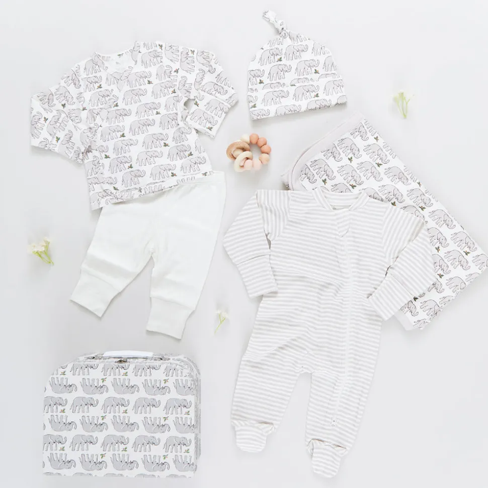 Nesting Box in Gray Elephant