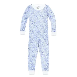 New York City Two Piece Kids Pajamas in NYC Blue