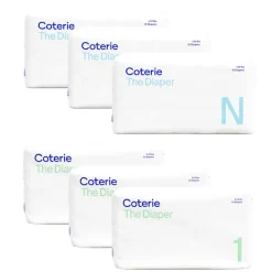 Newborn Ultra Soft Diapers Starter Kit, 1-Month Supply