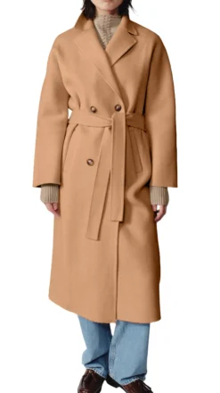 Nicola Cashmere Coat in Camel