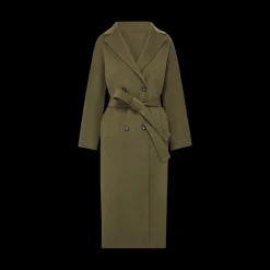 Nicola Cashmere Coat in Green