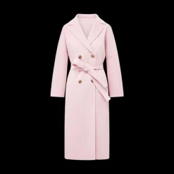 Nicola Cashmere Coat in Pink