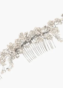 Nicola Comb in Crystal Pearl