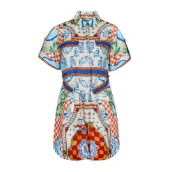 Nicole Dress in Sundance Tile