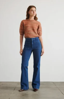 Nicole Pant in Classic Indigo Blue