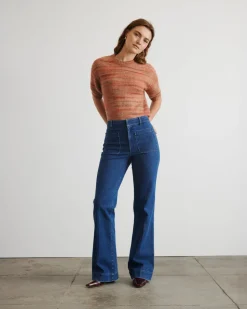Nicole Pant in Classic Indigo Blue