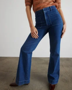 Nicole Pant in Classic Indigo Blue