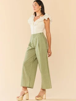 Nina Pant in Meadow Stripe