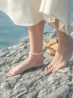 Nixie Anklet in White