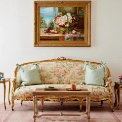 Noelle Bow Pillow in Wintergreen